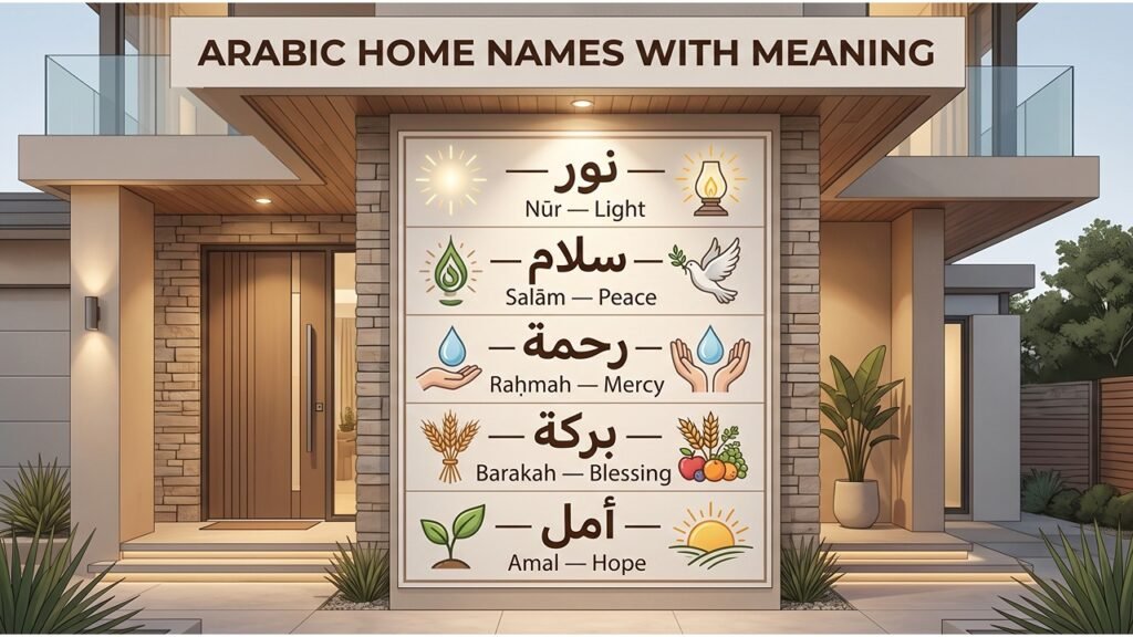 Arabic Home Names With Meaning