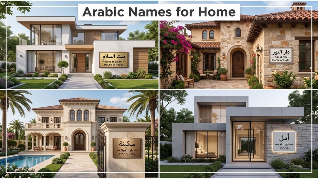 Arabic Names for Home