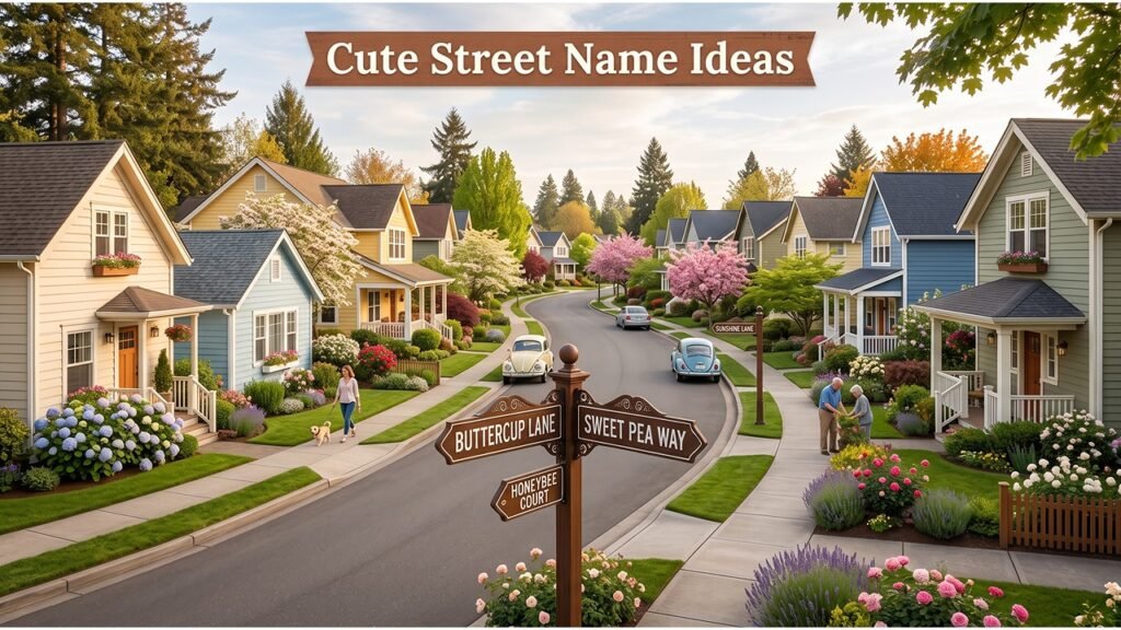 Cute Street Names