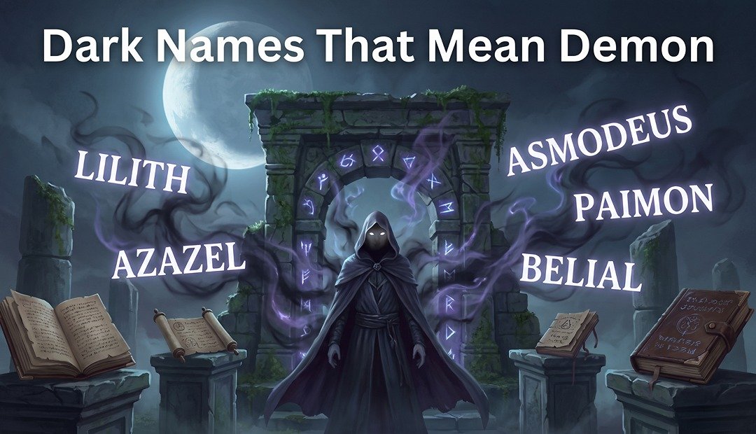 Dark Names That Mean Demon