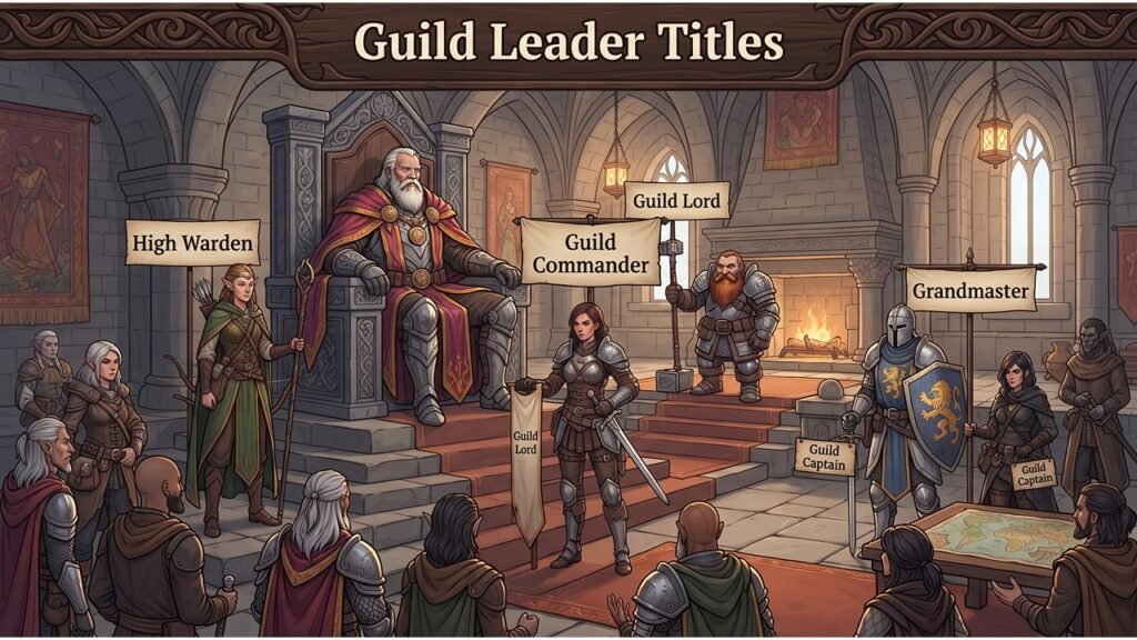 Decibel Trade Guild Names and Leaders