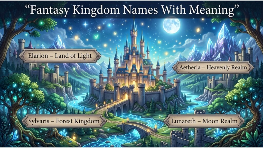 Fantasy Kingdom Names With Meaning