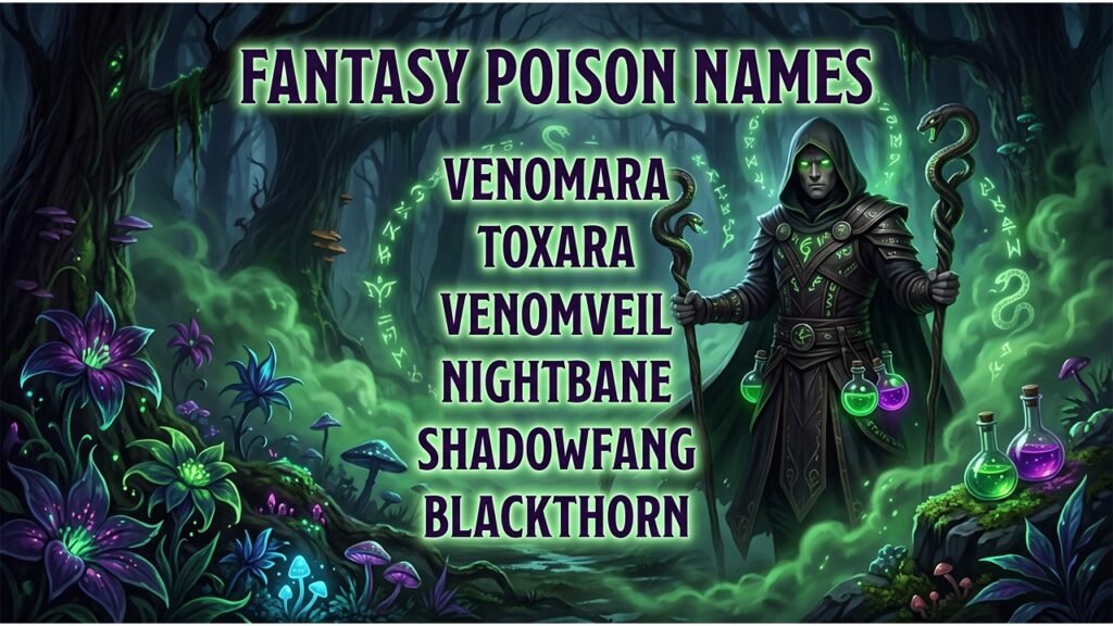 Fantasy Names That Mean Poison