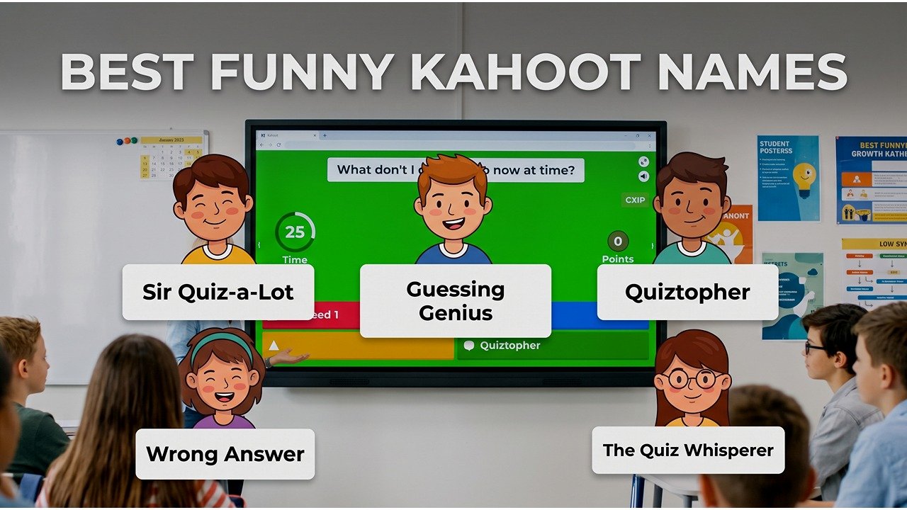 Funny Kahoot Names