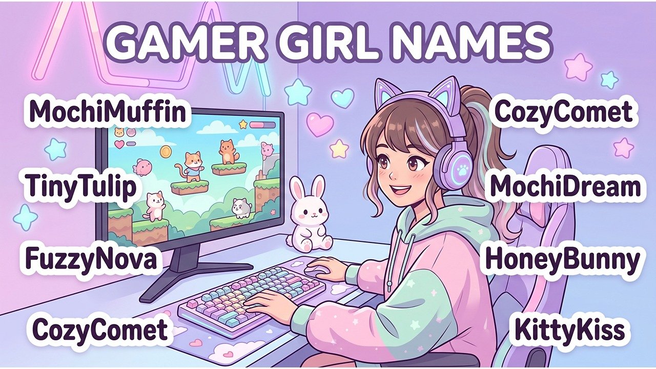 Gamer Girl Names