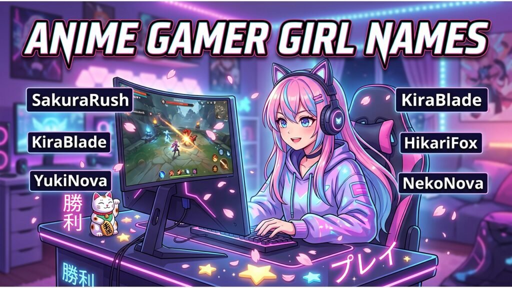 Gamer Girl Names
