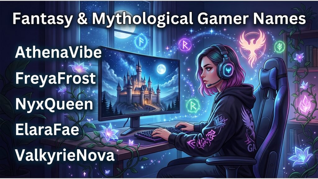 Gamer Girl Names