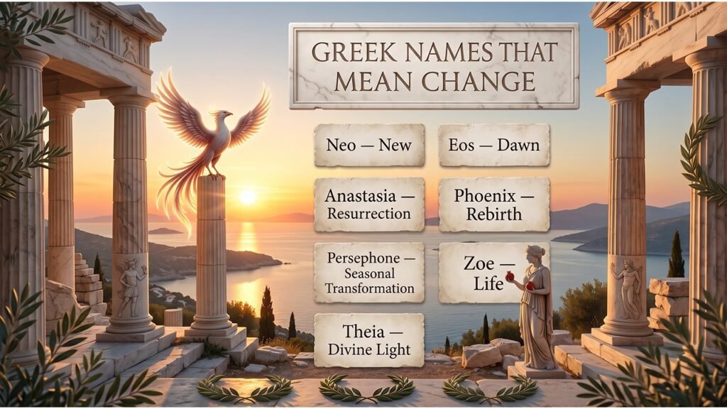 Greek Names That Mean Change
