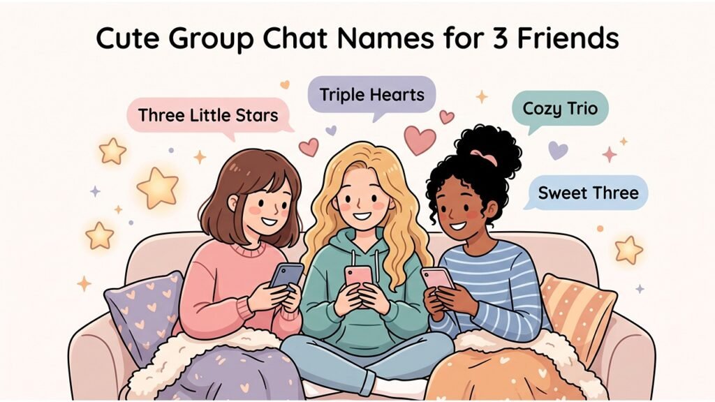 Group Chat Names for 3