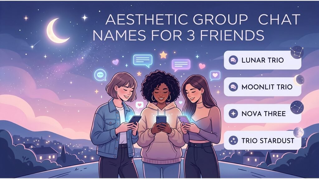 Group Chat Names for 3