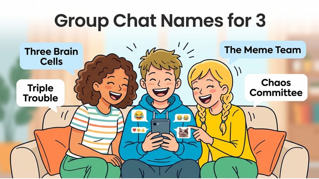 Group Chat Names for 3