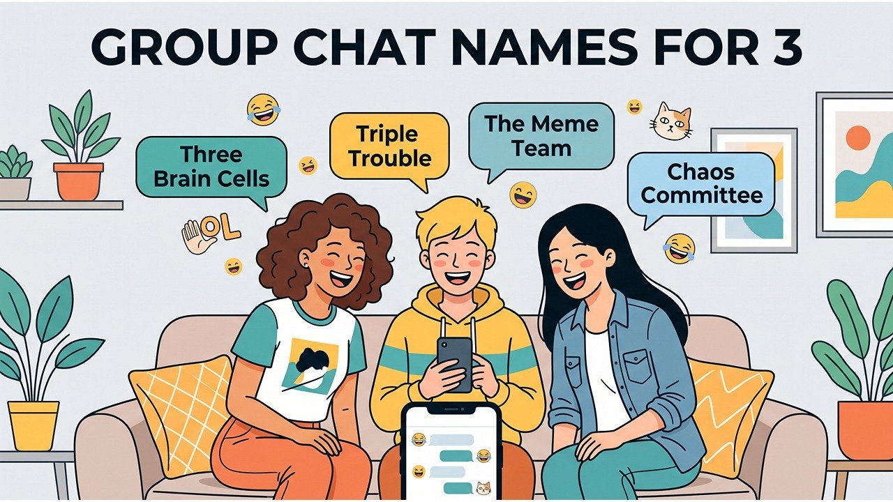 Group Chat Names for 3