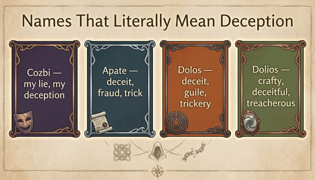 Names That Literally Mean Deception