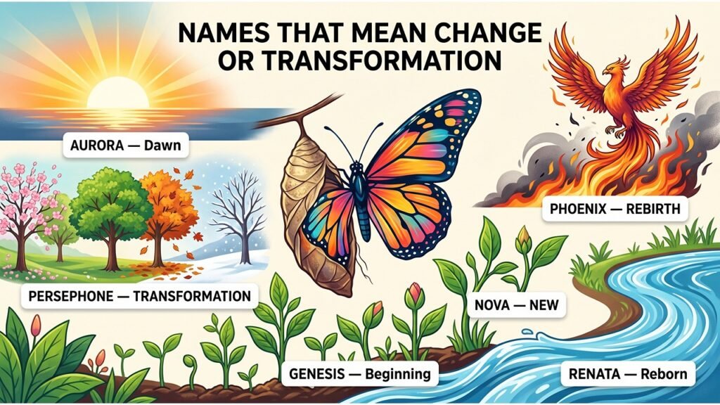 Beautiful Names That Mean Change, Growth & Transformation
