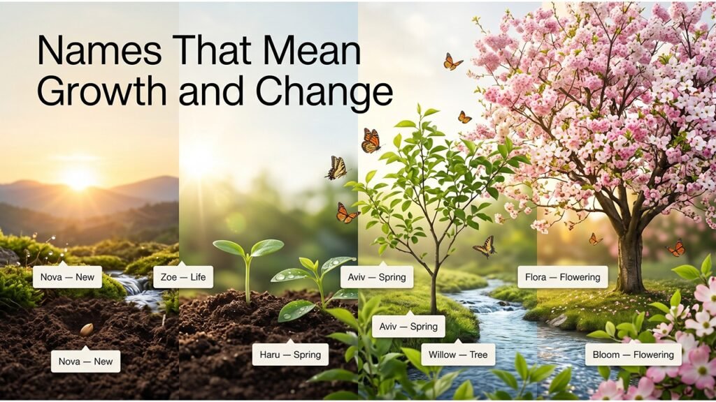 Names That Mean Growth and Change
