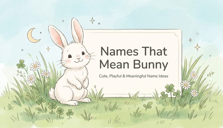 Names that mean bunny