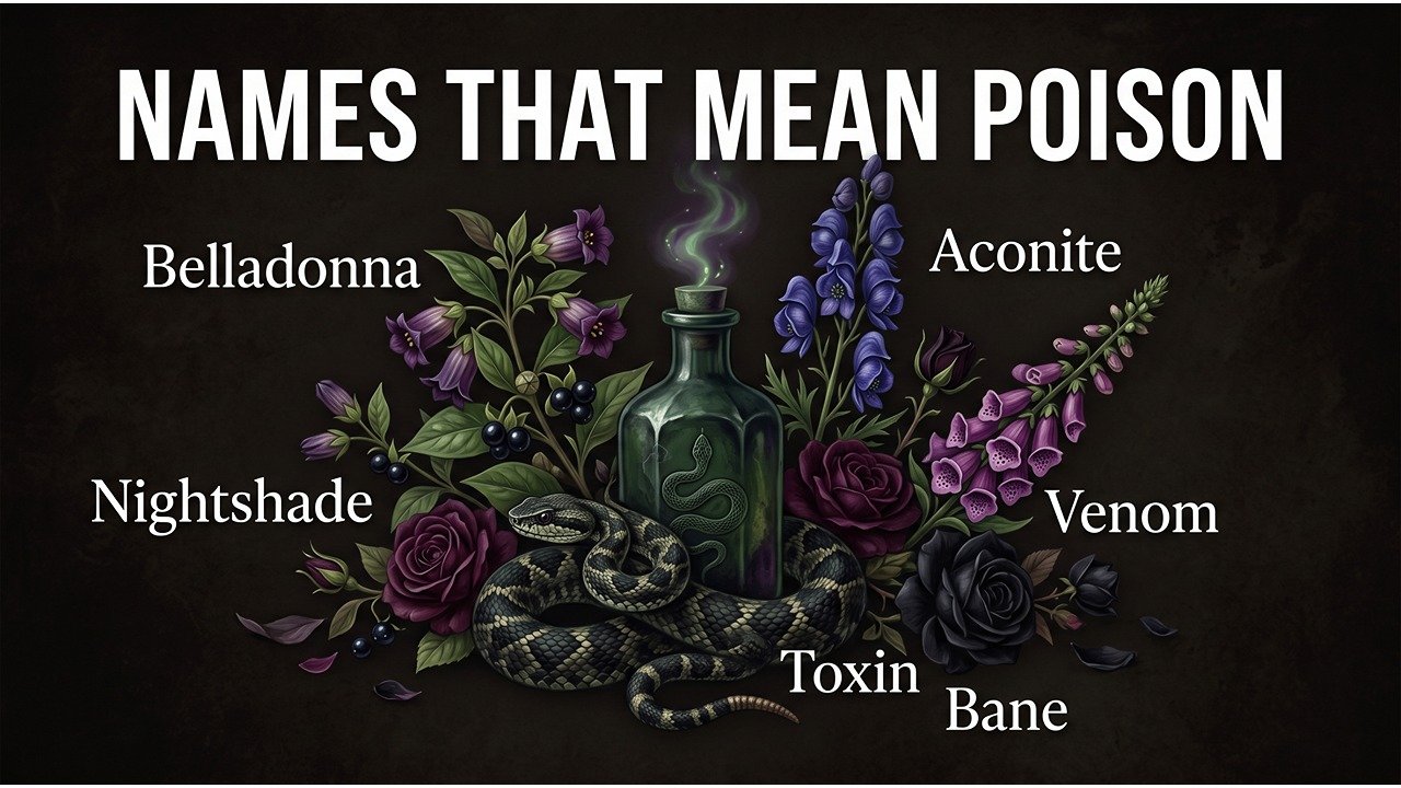 Names that mean poison