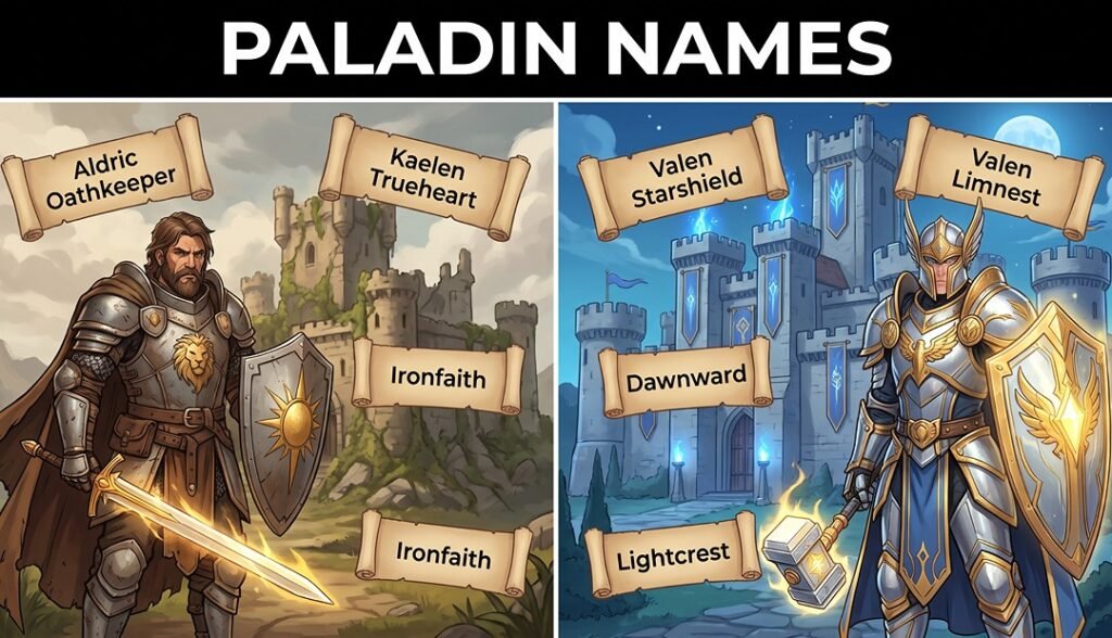 Paladin names