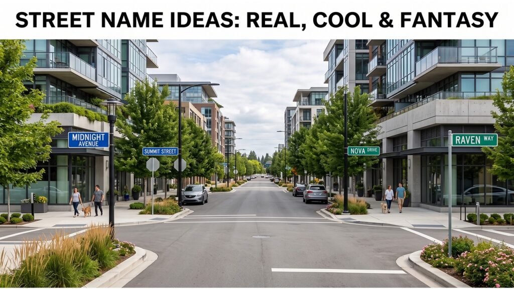 Street Name Ideas Real, Cool & Fantasy