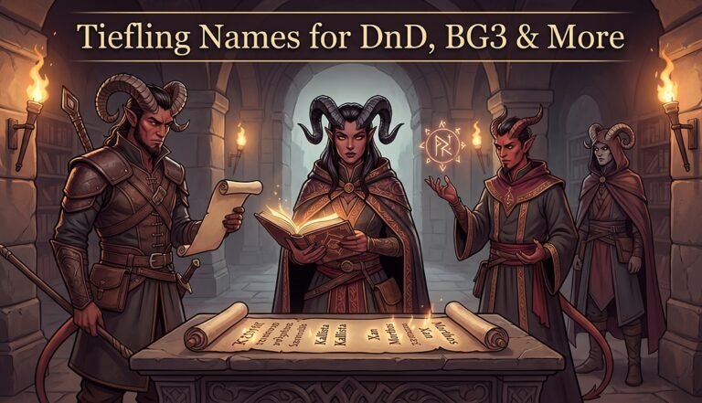 Tiefling Names