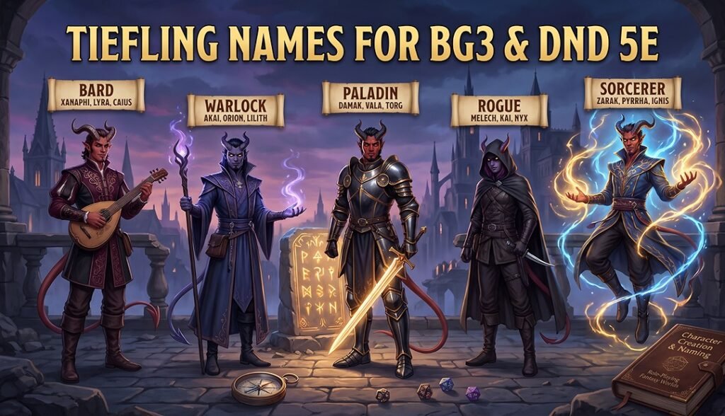 Tiefling Names BG3