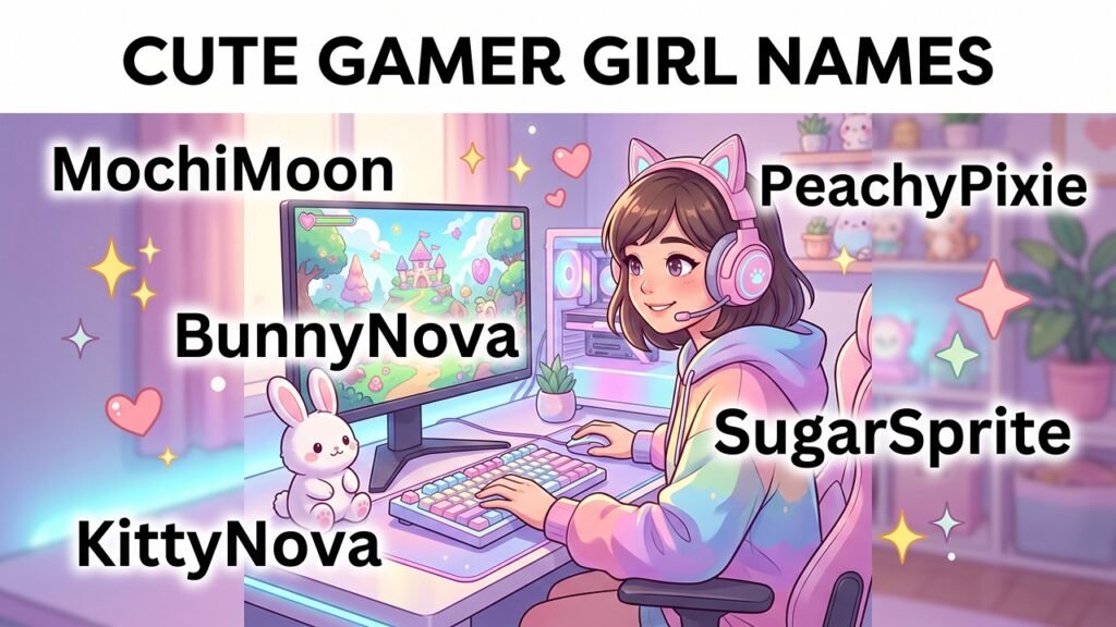 Cute Gamer Girl Names