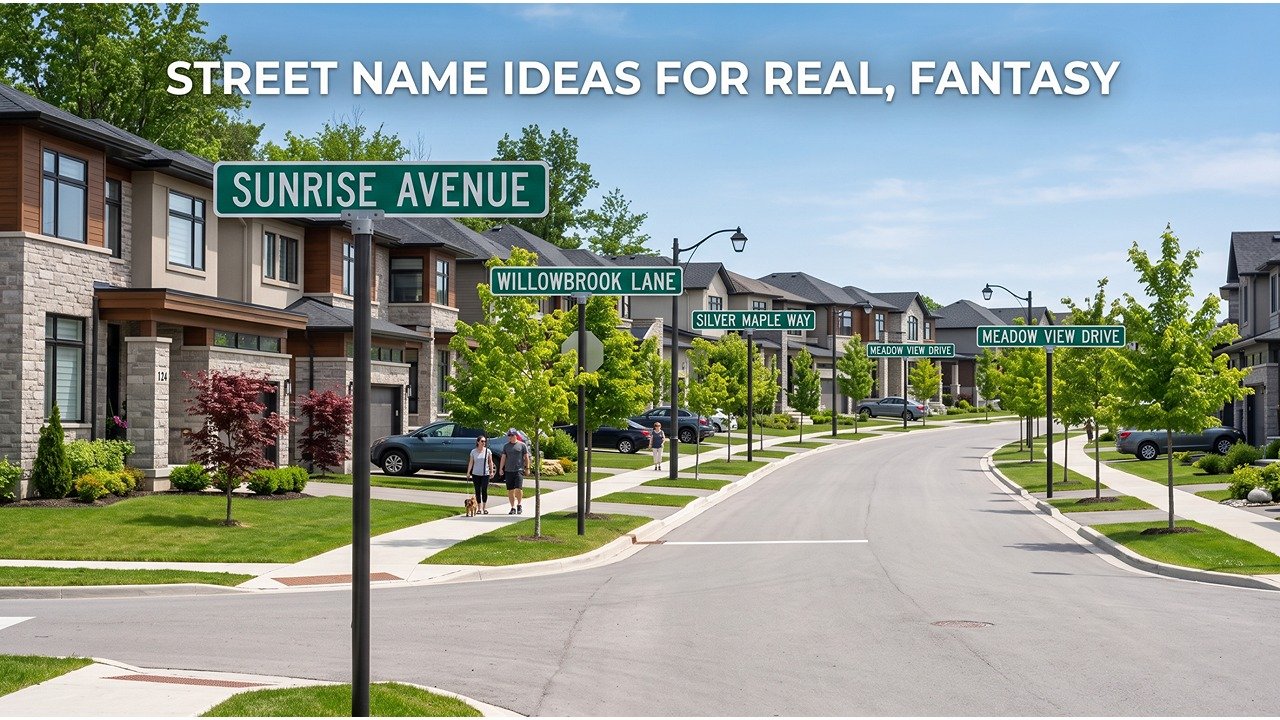 street name ideas