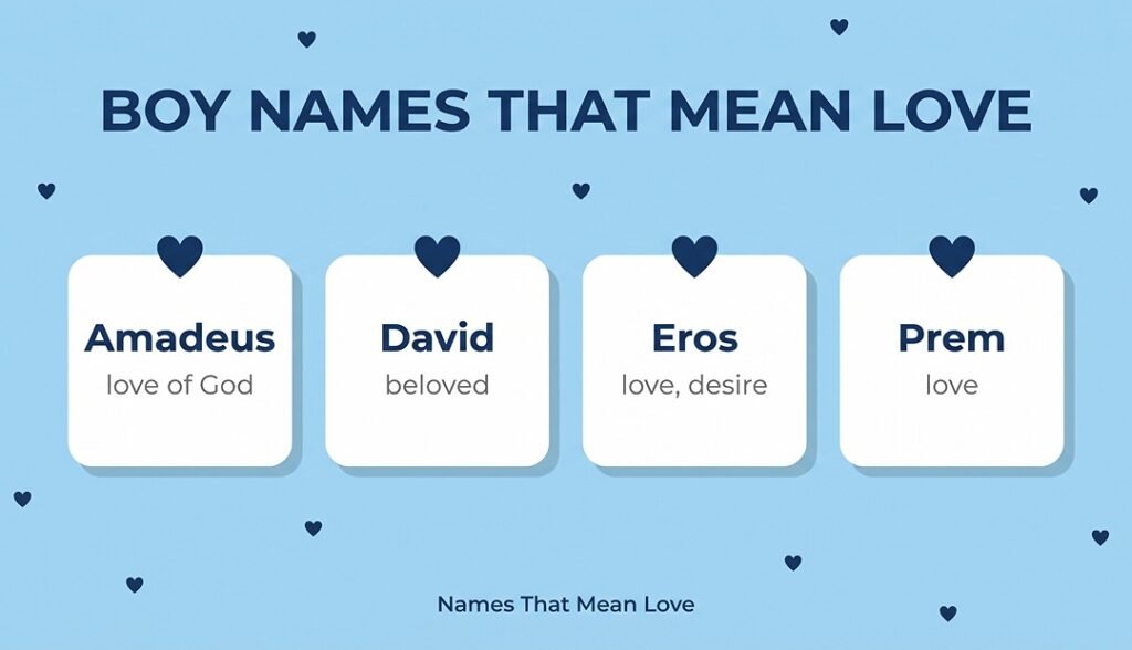Boy Names That Mean Love