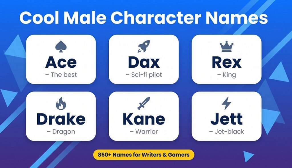 Cool Male Character Names