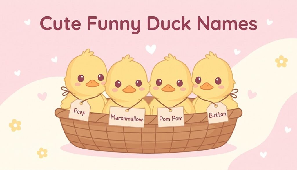 Cute Funny Duck Names