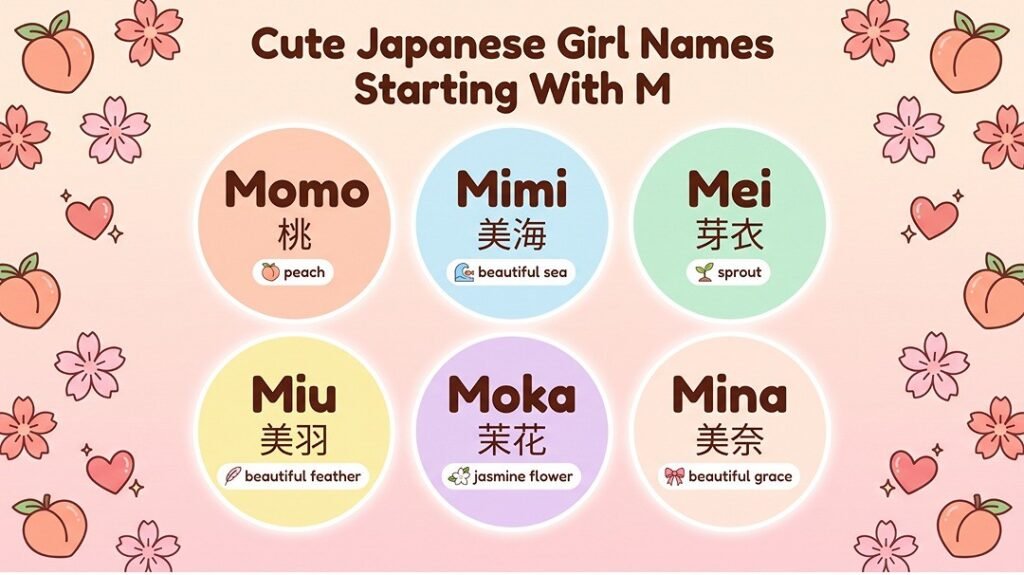 Cute Japanese Names Starting With M