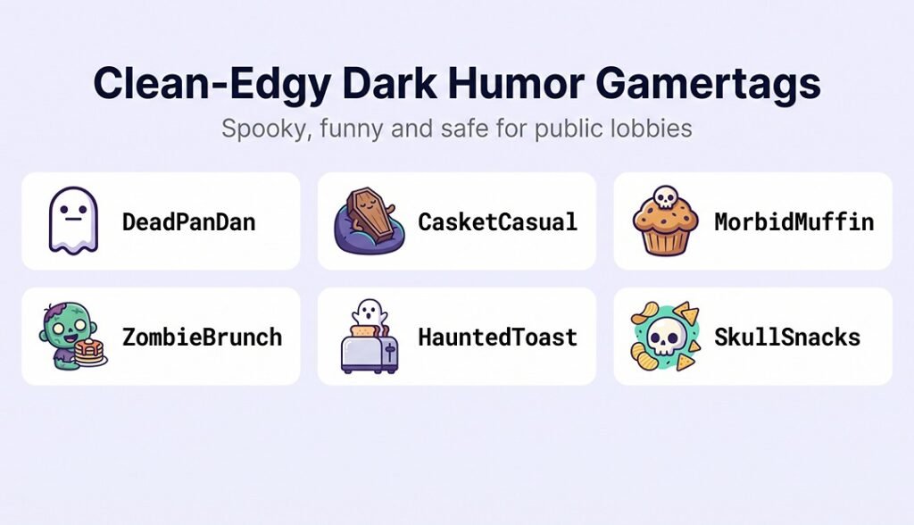 Dark Humor Gamertags