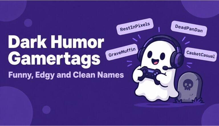 Dark Humor Gamertags