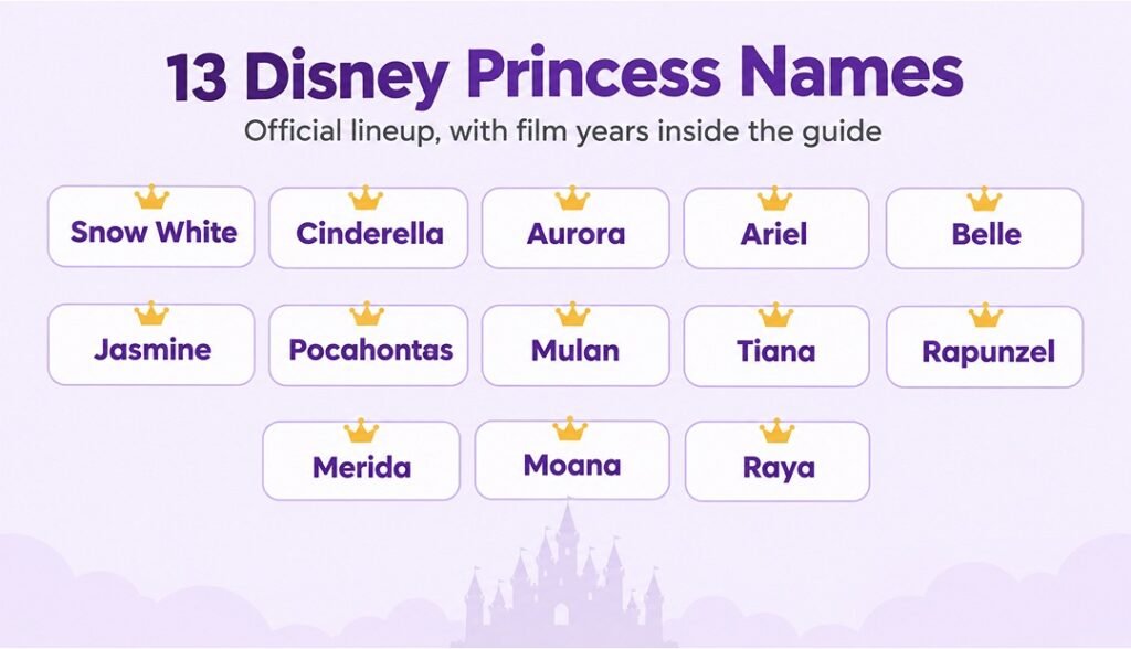 Disney Princess Names