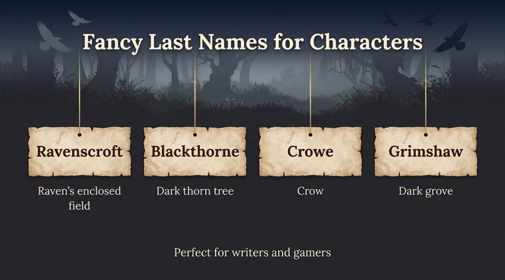 Fancy Last Names for Characters