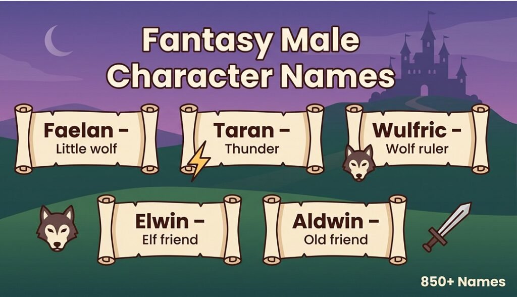 Fantasy Male Character Names