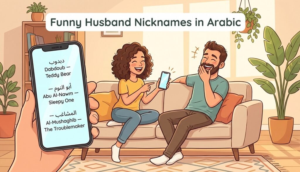 Funny Husband Nicknames in Arabic