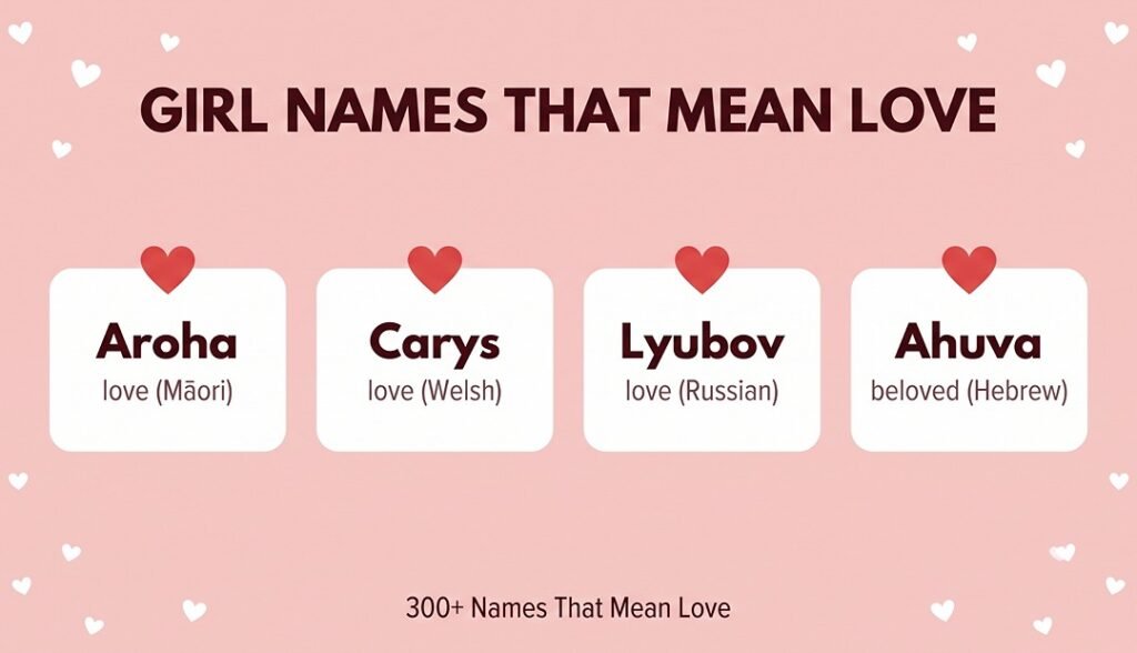 Girl Names That Mean Love
