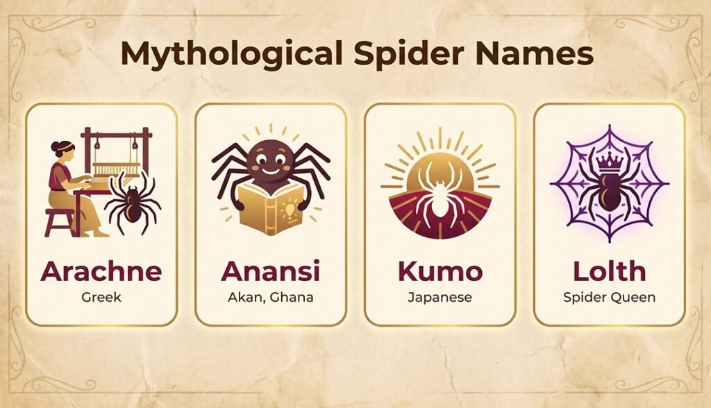 Mythological Names Spider