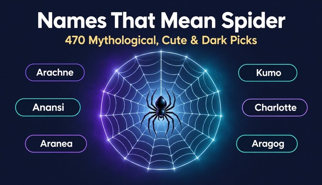 Names That Mean Spider
