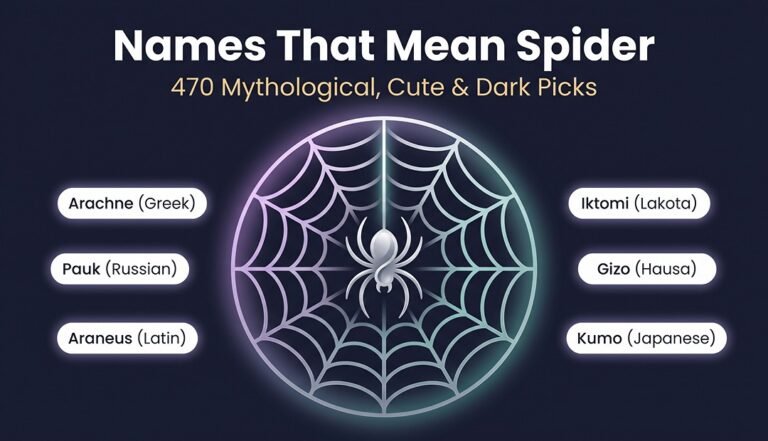 Names That Mean Spider
