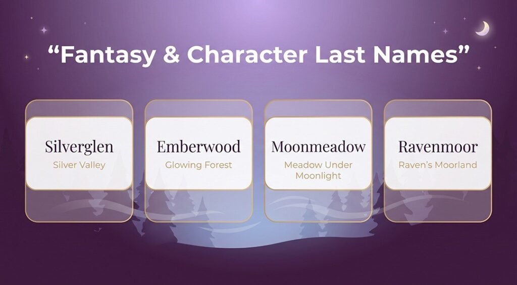 Pretty Last Names Fantasy