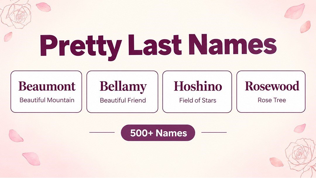 Pretty Last Names