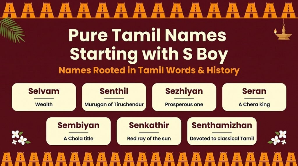 Pure Tamil Names Starting with S Boy