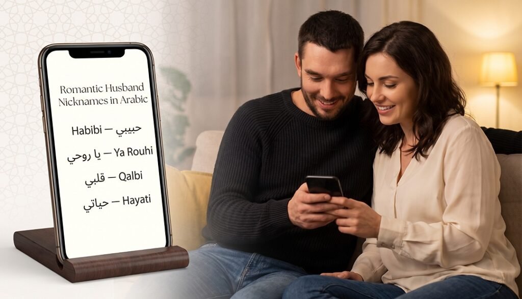 Romantic Husband Nicknames in Arabic