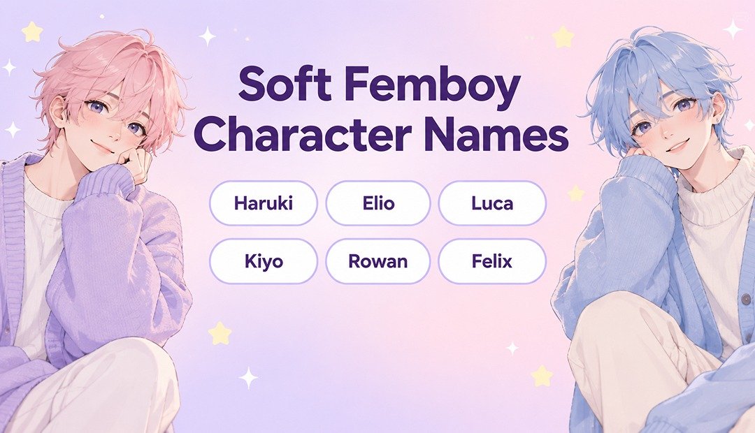 Soft Femboy Character Names