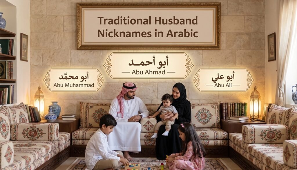 Traditional Husband Nicknames in Arabic