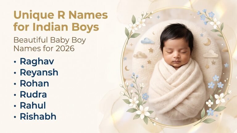 Unique R Names for Boy Indian